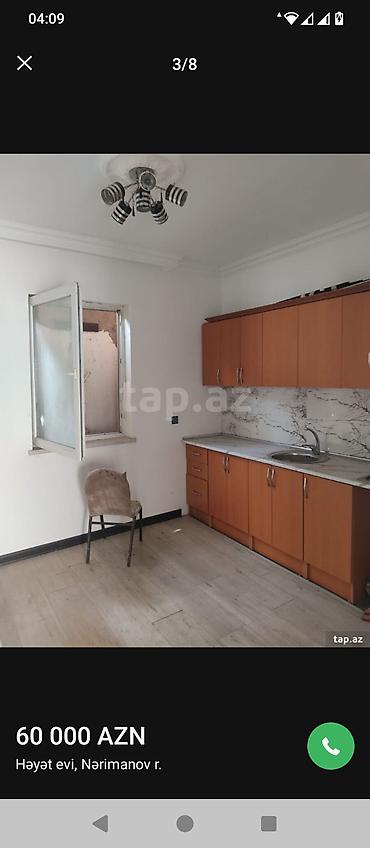 gence emlak ev: 3 otaqlı, 64 kv. m, Kredit yoxdur, Yeni təmirli — 9