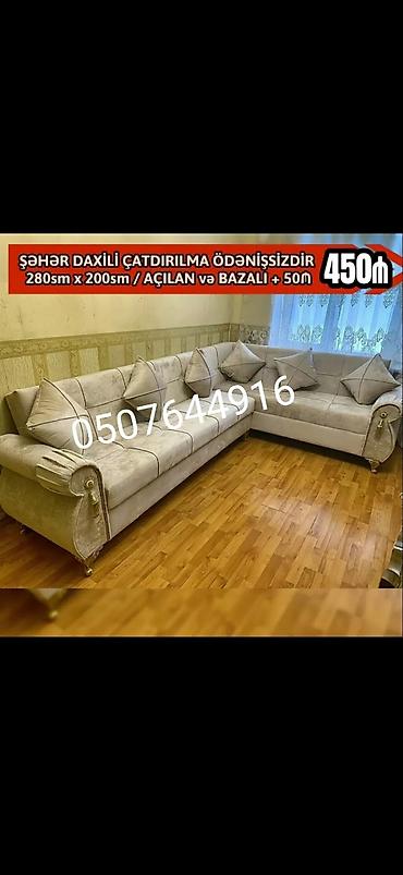 kunc divan: Künc divan, Yeni, Açılan, Bazalı, Parça, Şəhərdaxili pulsuz çatdırılma — 4