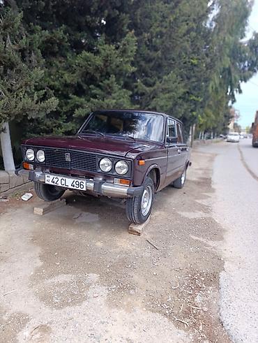 VAZ (LADA): VAZ 2106 sedan - Kuzov: 4 qapılı sedan, tünd albalı rəng - Mühərrik — 2
