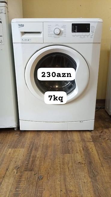 Beko ön­yükləməli paltaryuyan maşın - Yük həcmi: 7 kq - Enerji sinfi