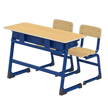 study table: Комплект парты и стула, Новый, Бесплатная доставка, Платная доставка, Самовывоз, цвет - Синий — 1