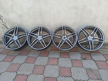 треснут: Литые Диски R 18 Advan Racing, Комплект, отверстий - 5, Б/у — 5