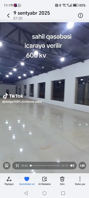 Mağazalar: İcarəyə uyğun geniş kommersiya məkanı - Böyük vitrinli şüşə önlük və — 12