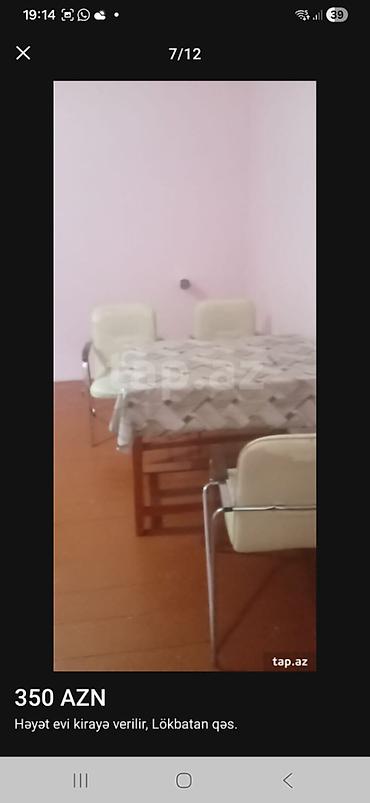 kiraye 1 otaq: 50 kv. m, 1 otaqlı, Kanalizasiya, Qaz, Su — 3