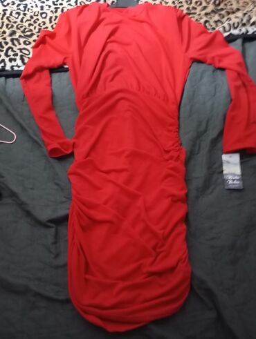 Haljine: A-Dress M (EU 38), bоја - Crna, Oversize, Kratkih rukava — 4