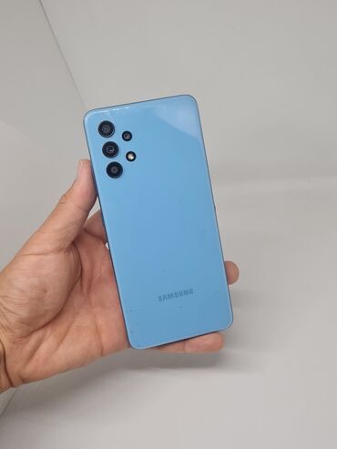 модем ош: Samsung Galaxy A32, Б/у, 128 ГБ, цвет - Синий, 2 SIM