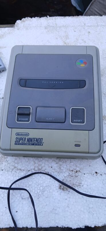 сетевой шнур: Super Nintendo Entertainment System (SNES) — оригинальная консоль