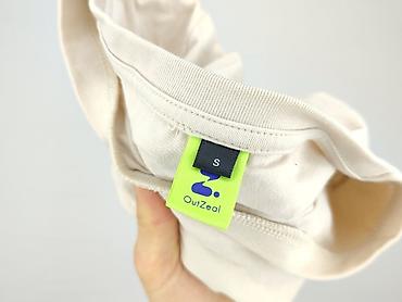 jeansy ecru: T-shirt damski, rozmiar S — 4