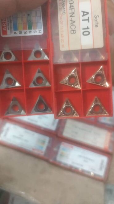 İstehsal avadanlığı: Dəzgah alətləri və kəsici lövhəciklər (freze və torna üçün) — 41