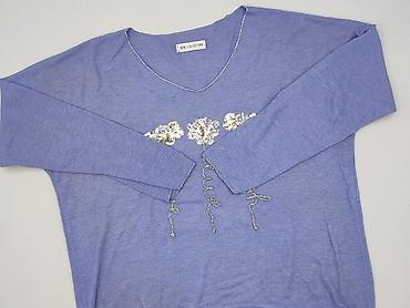 niebieski sweter: New Collection, Sweter damski, rozmiar 3XL — 1