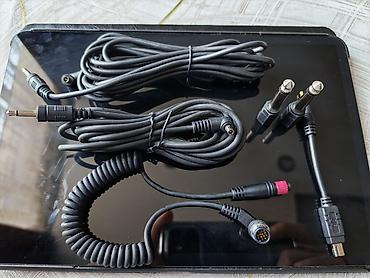 4 luk kabel: Foto studio avadanlıqları üçün kabellər və adapterləri dəsti - 50azn — 1