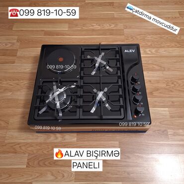 Aspiratorlar: Plitə Alev, Qarışıq, Quraşdırılan, 4 gözlü, Yeni