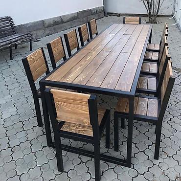 mebel alan usta: Məhsul: Metal karkaslı mebel dəstləri və skamya-masa kombinasiyaları — 5