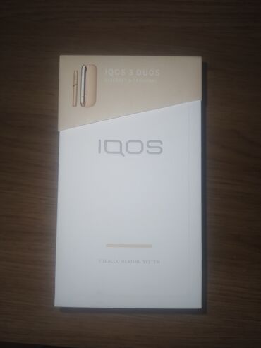 icos: Iqos3 duos Новый в упаковке! Цвет золотистый. +карандаш серого цвета в