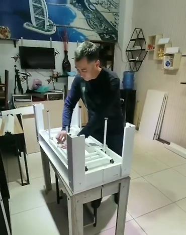 Столы-трансформеры: Стол трансформер "Швейцар 40/77" длина от 48 до 300 см высота — 24