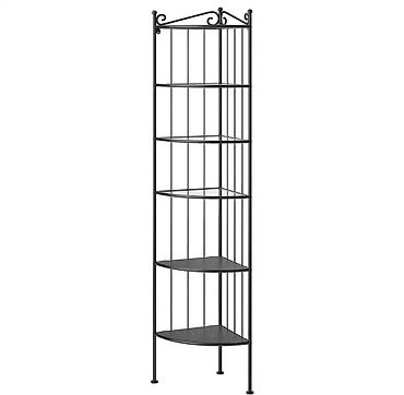 standing mirror: ПРОДАЁТСЯ Металлический комплект для дома: угловой стеллаж + настенное — 5