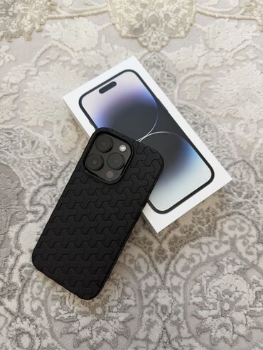 поко х6 про бишкек: IPhone 14 Pro, Б/у, 256 ГБ, Графит, Коробка, 85 %