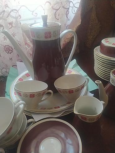 cay destleri: Çay dəsti, Farfor, 12 nəfərlik, Almaniya — 1