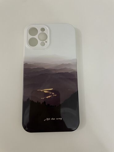 iphone чехол чёрный: IPhone 12 pro üçün case. Yazı və şəkil olan case. Чехол для iPhone 12