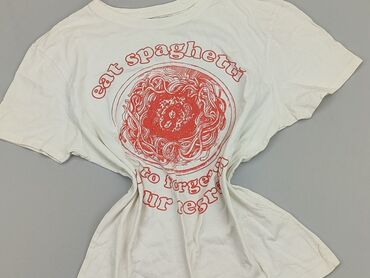 białe bluzki dziewczęca: T-shirt, SinSay, XS (EU 34), condition - Good