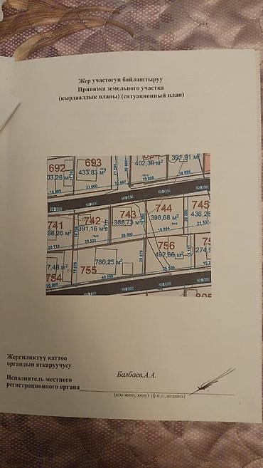 участок ала тоо3: 4 соток, Для строительства, Красная книга — 1