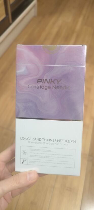 toy makyajları: Pinky Cartridge Needle. Daha uzun və nazik iynə ucu ilə xətləri daha