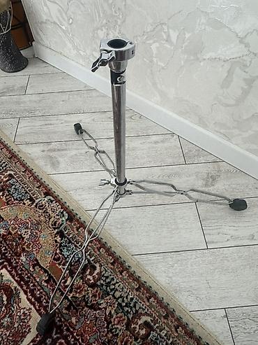 пианино в баку: Zərb alətləri üçün hi-hat stendi - Material: xrom örtüklü möhkəm — 1