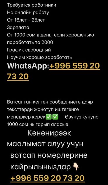 требуется водитель с машиной: Объявление о наборе сотрудников на удаленную онлайн-работу