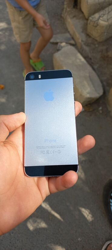 плата 5s iphone: IPhone 5, < 16 ГБ, Черный, Отпечаток пальца