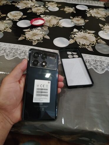Boşqablar: Poco X6 Pro, rəng - Qara, Sensor, Barmaq izi, Face ID