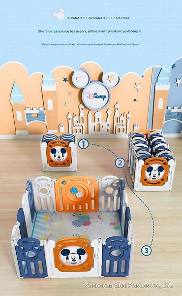 Ostali dečiji nameštaj: Dečja sigurnosna ogradica – Disney motivi (Mickey) - Modularna — 6
