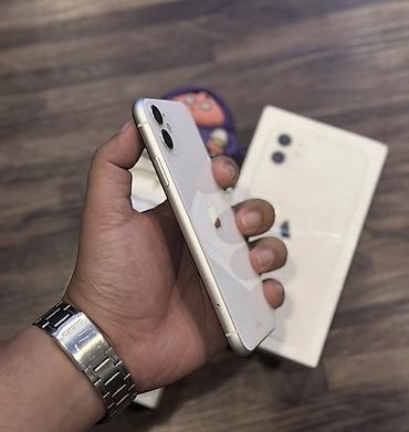 IPhone 11, 128 GB, Ağ, Zəmanət, Simsiz şarj, Face ID lalafo.az -da — 2 IPhone 11, 128 GB, Ağ, Zəmanət, Simsiz şarj, Face ID — 2