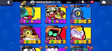 Digər kolleksiyalar: Brawl Stars hesabı – yüksək inkişaf etmiş kolleksiya - Ümumi — 6