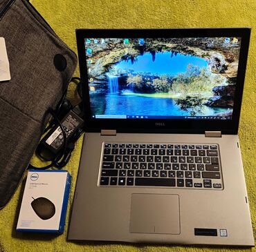 переходник на наушники: Ноутбук, Dell, 12 ГБ ОЗУ, Intel Core i5, 15.6 ", Б/у, Для работы, учебы, память SSD