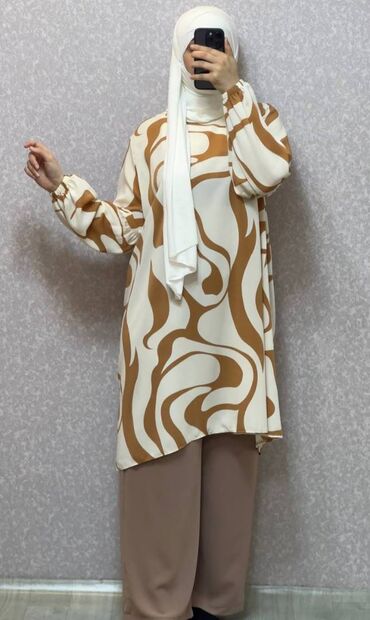 Dəstlər, kostyumlar: Hicab geyimi hicab paltarı dəst *Parça: Cesika (Mədinə ipəyi)* *Ölçü — 16