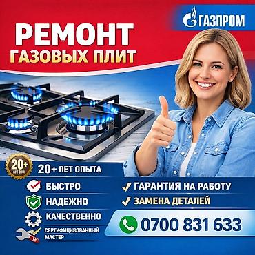 Ремонт кухонных плит, духовок: Ремонт газовых плит Профессиональный сервис по ремонту газовых плит — 1