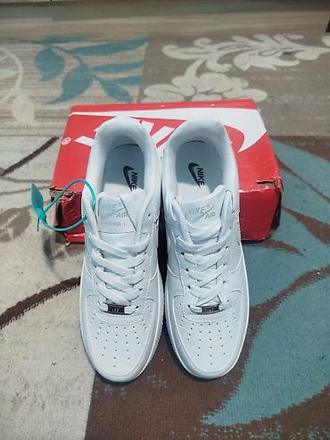 air force 1: Кроссовки Nike Air Force 1 Low, полностью белые. - Классический — 4