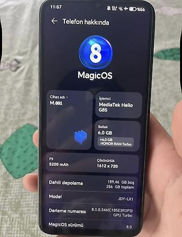 redmi note 15 pro max 5g: Honor X6b, 256 GB, rəng - Qara, İki sim kartlı — 2