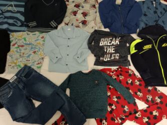 Paketi dečije odeće: Paket: Duksevi, Džemperi, Jakne, Za dečake, uzrast: 5-6 godina — 16