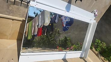 berber guzgu: Güzgü Divar üçün, Düzbucaqlı, Çərçivə ilə — 1