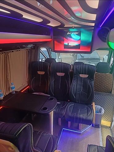 bus: Пункт назначения: Аэропорт Манас, Количество мест: 18, Лицензия №: ФПП-А-107 — 9