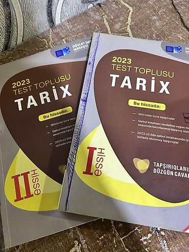 Testlər: Məhsul: “2023 Test Toplusu – Tarix” (DİM), 2 hissə paketi — 1
