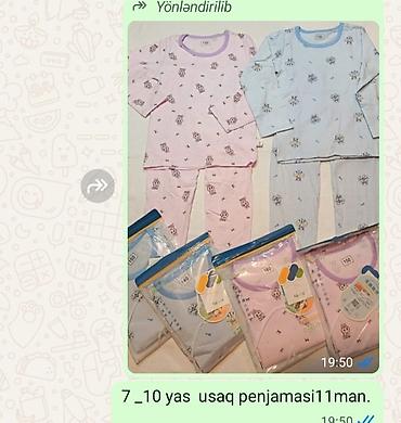 Dəstlər: Uşaq geyim dəstləri 1) Krem rəngli 2 hissəli dəst: - Qolsuz jilet — 8