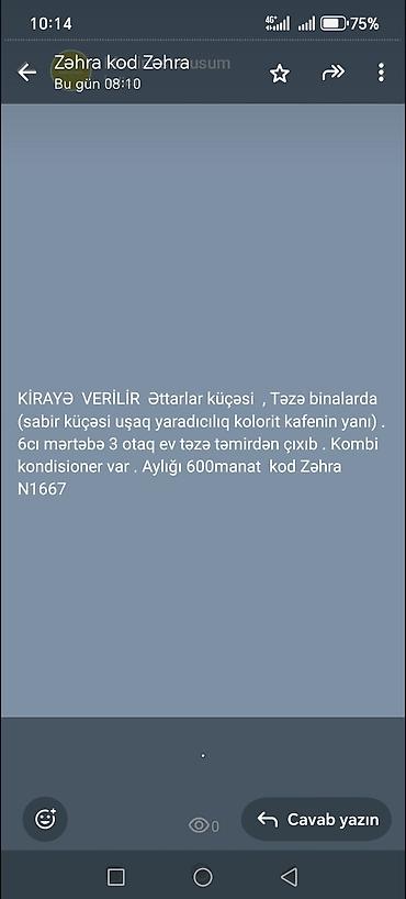 Uzunmüddətli kirayə mənzillər: Gence kiraye evler.her qiymete — 8