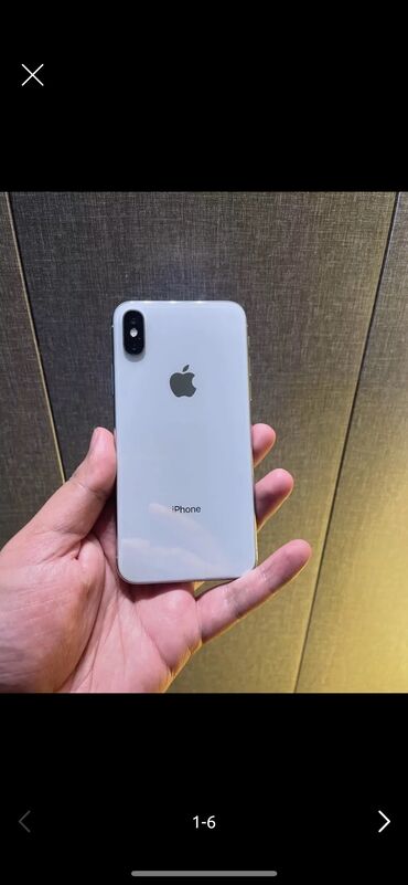 iphone x qiymeti kontakt home: IPhone X, 64 GB, White Titanium