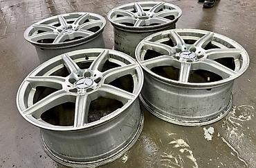 амг диски на 124: Литые Диски R 18 AMG, Комплект, отверстий - 5, Б/у — 4