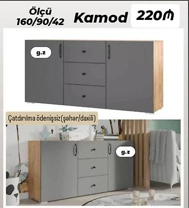 комод: Məhsul: Kamod Ölçü: 160/90/42 sm Qiymət: 220 ₼ Təsvir: - Müasir — 1