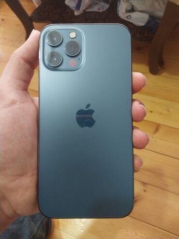 dubay 12: IPhone 12 Pro Max, 128 GB, Pacific Blue, Barmaq izi, Face ID