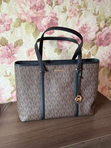 сумка женская большая брендовая: Классическая сумка, Michael Kors, США, Материал: Экокожа, Жёсткая конструкция, Женские, Новый