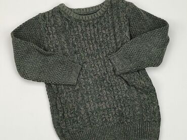 sweterek khaki: Sweterek, 5-6 lat, 110-116 cm, stan - Bardzo dobry
